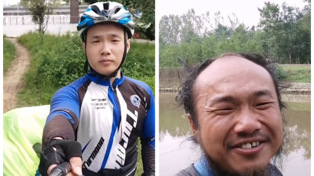 【单车圈】90后帅气小伙儿骑游中国 | 一年后变成中年大叔 |发型酷似“火云邪神”